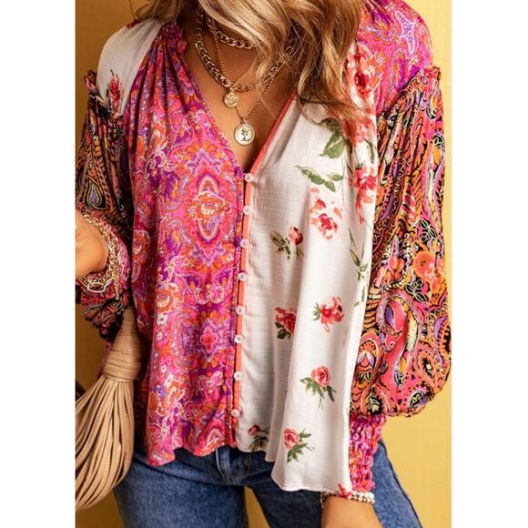 NWOT Free People Gemini Blouse XS, $128 E6 - Picture 2 of 12
